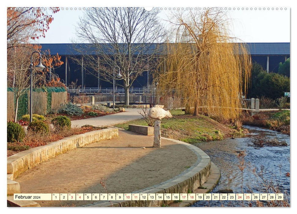 Bad Dürkheim - wine, graduation tower and giant barrel (CALVENDO wall calendar 2024) 