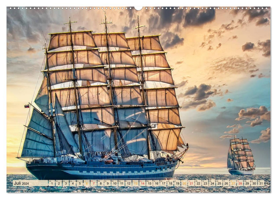 Maritime Welten (CALVENDO Premium Wandkalender 2024)