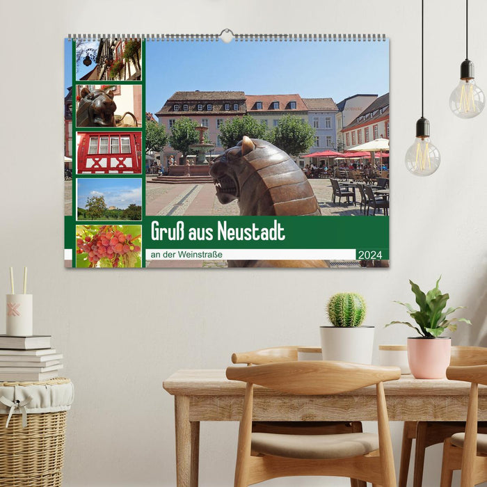 Gruß aus Neustadt an der Weinstraße (CALVENDO Wandkalender 2024)