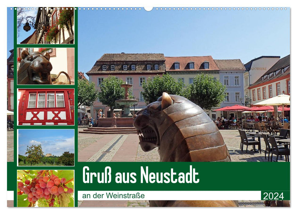 Greetings from Neustadt an der Weinstrasse (CALVENDO wall calendar 2024) 