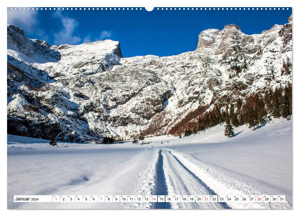 Greetings fromwerfenweng (CALVENDO wall calendar 2024) 