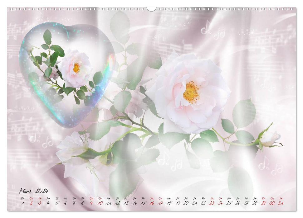 Zeit für Emotionen Bastelkalender (CALVENDO Premium Wandkalender 2024)
