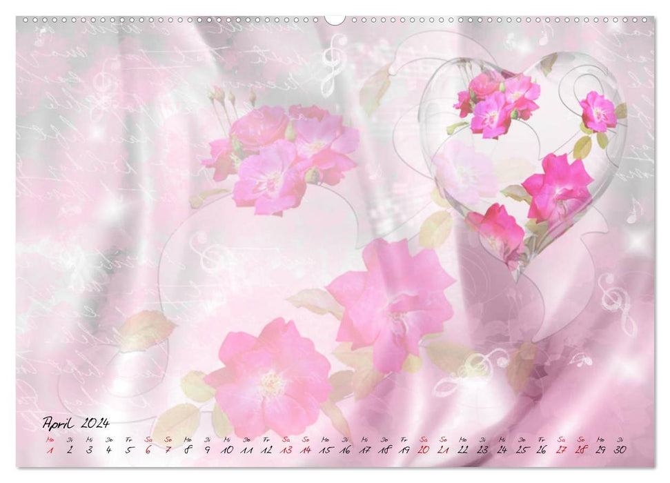 Time for emotions craft calendar (CALVENDO Premium wall calendar 2024) 