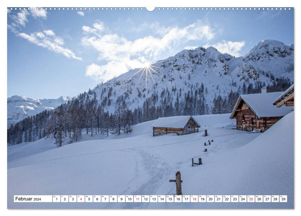 Greetings from Untertauern (CALVENDO Premium Wall Calendar 2024) 