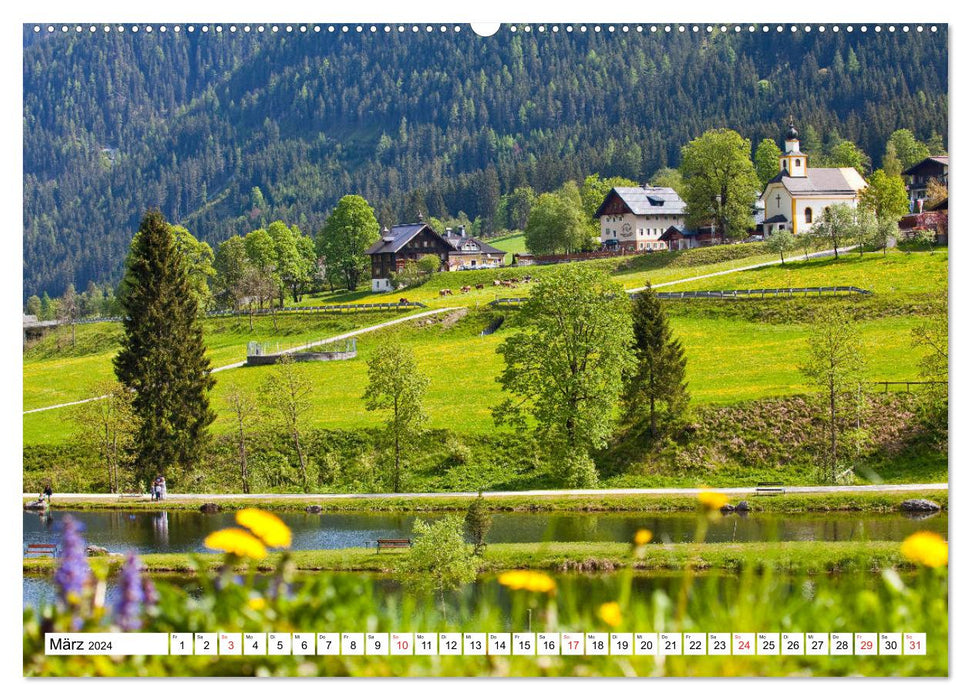 Greetings from Untertauern (CALVENDO Premium Wall Calendar 2024) 