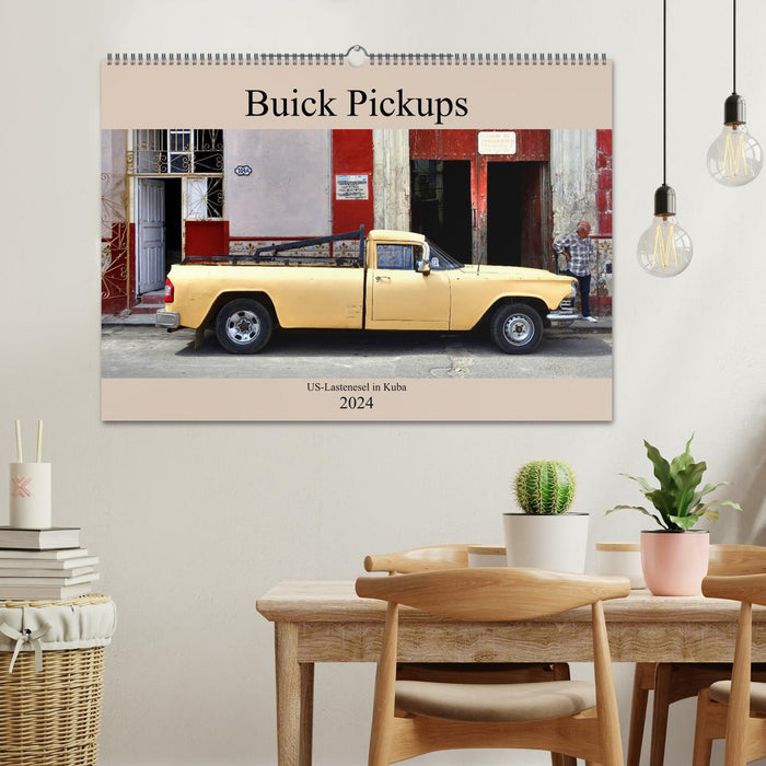 Buick Pickups - US-Lastenesel in Kuba (CALVENDO Wandkalender 2024)