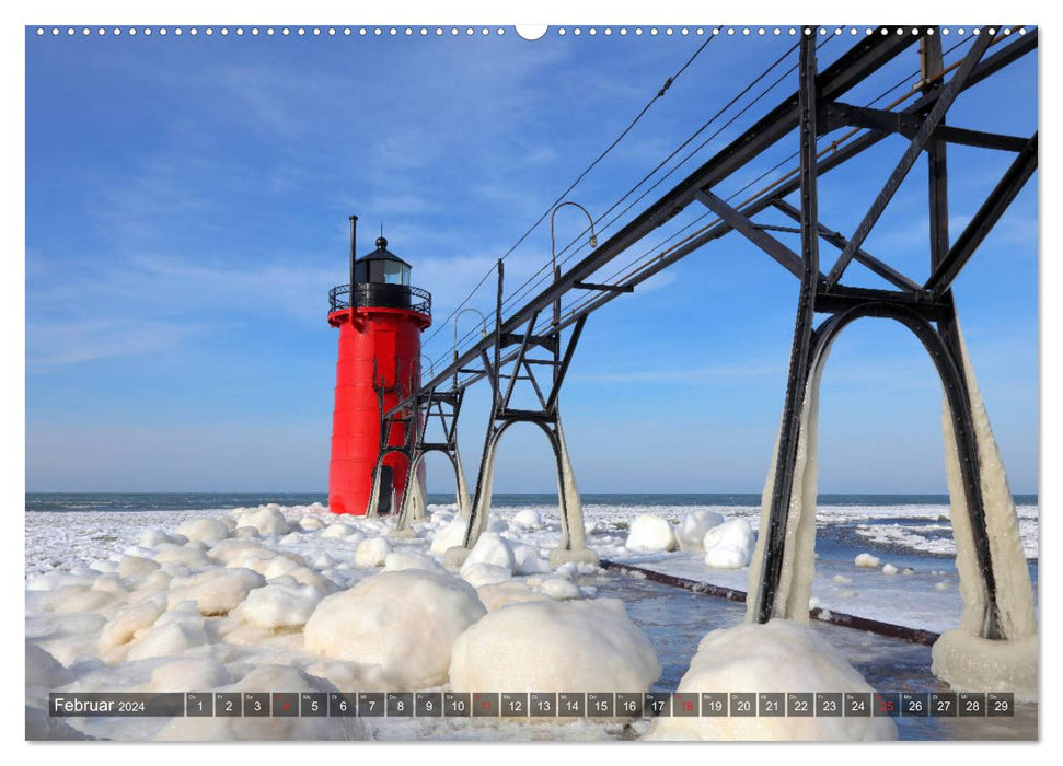 Great Lakes - The Great Lakes (CALVENDO Premium Wall Calendar 2024) 