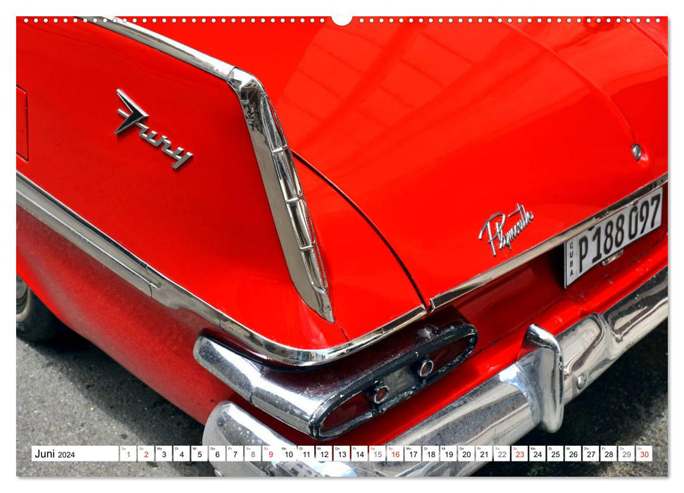 Fin carrier. Spectacular vintage cars from the fifties (CALVENDO wall calendar 2024) 