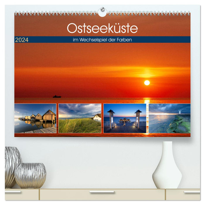 Baltic Sea coast - in the interplay of colors (CALVENDO Premium Wall Calendar 2024) 