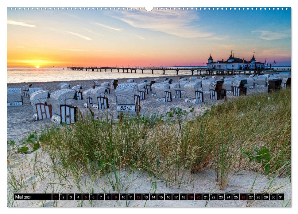 Baltic Sea coast - in the interplay of colors (CALVENDO Premium Wall Calendar 2024) 