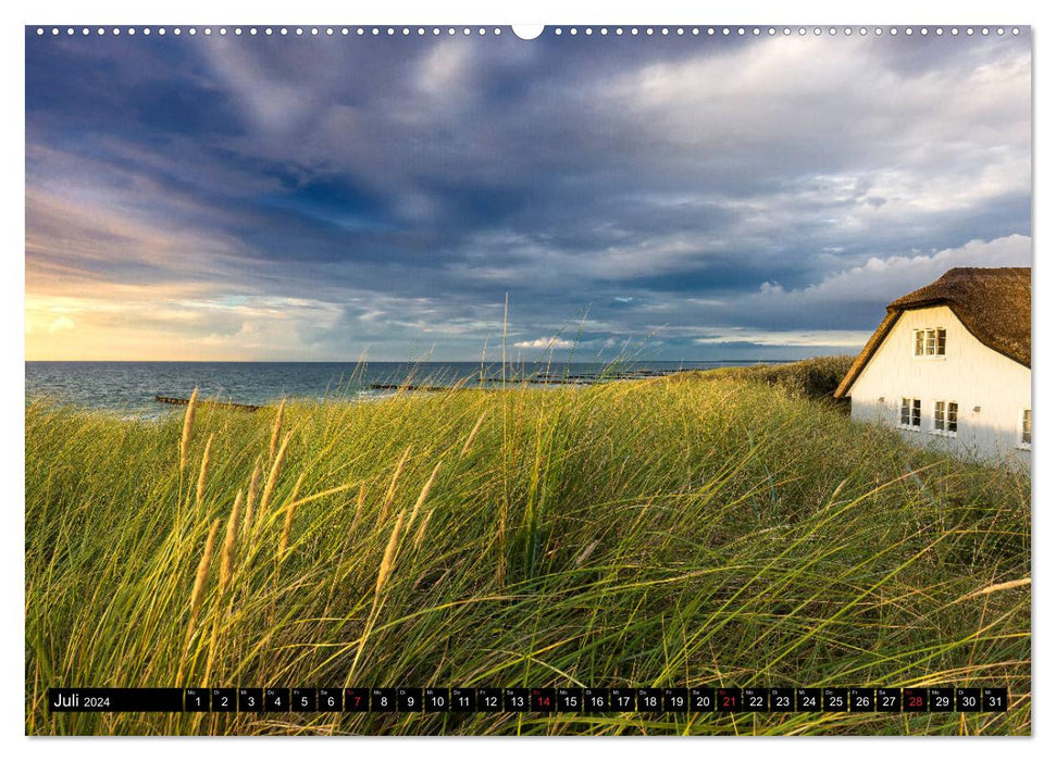 Baltic Sea coast - in the interplay of colors (CALVENDO Premium Wall Calendar 2024) 