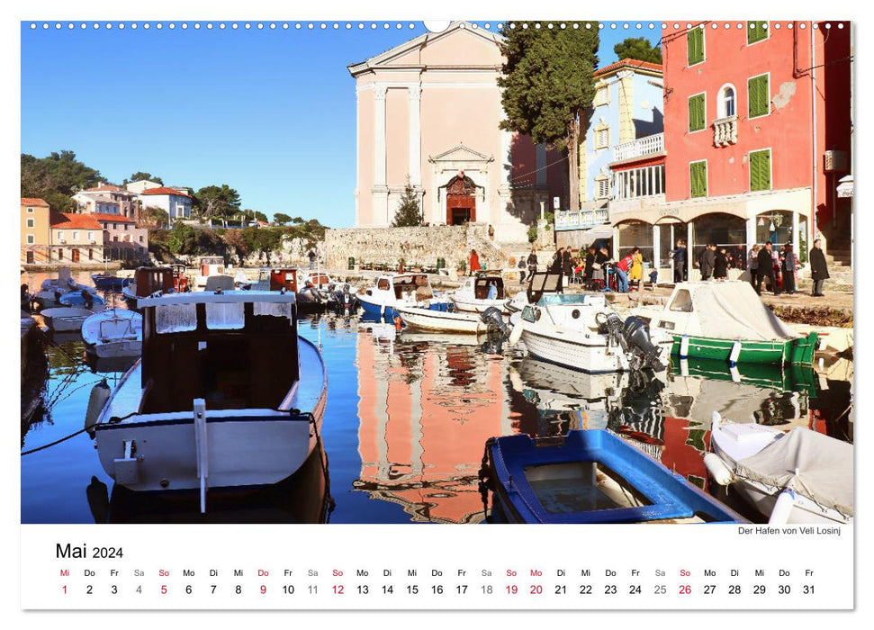 La magie de l'île de Croatie, Losinj (Calvendo Premium Wall Calendar 2024) 
