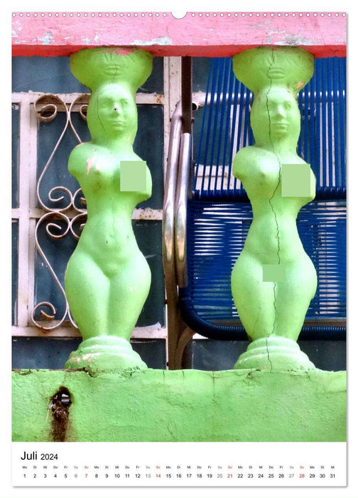Erotica Cubana - Begegnungen in Havanna (CALVENDO Premium Wandkalender 2024)