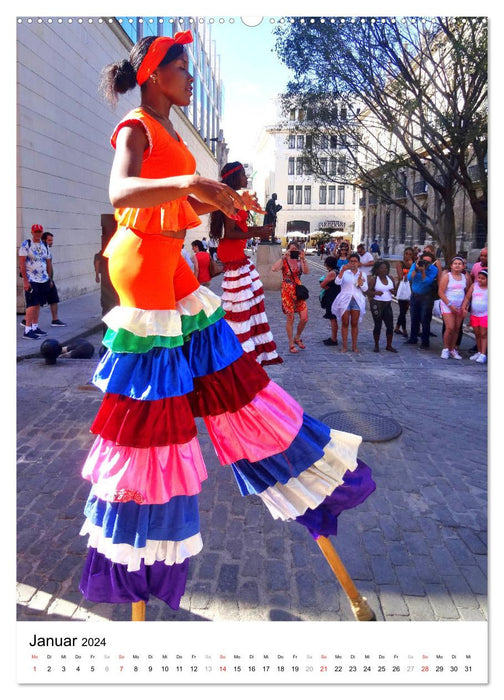 Stilt dancers - Havana's giants (CALVENDO wall calendar 2024) 