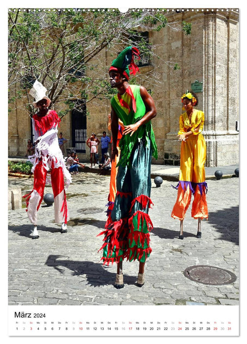 Stilt dancers - Havana's giants (CALVENDO wall calendar 2024) 