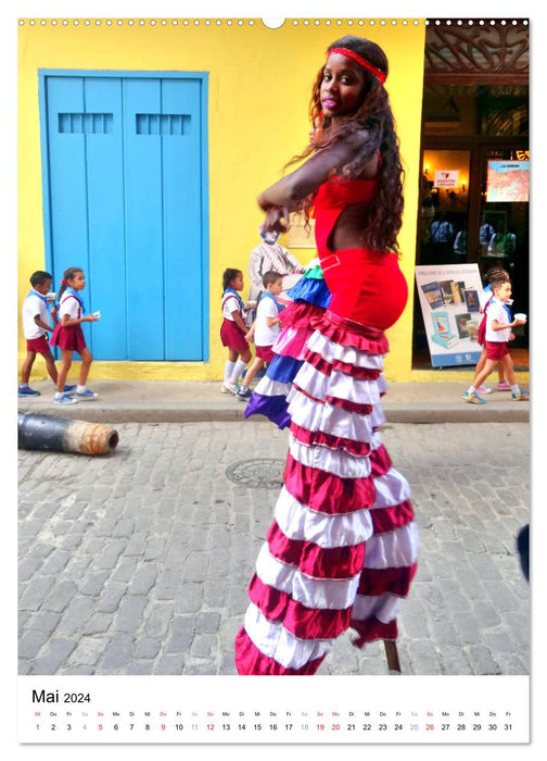 Stilt dancers - Havana's giants (CALVENDO wall calendar 2024) 