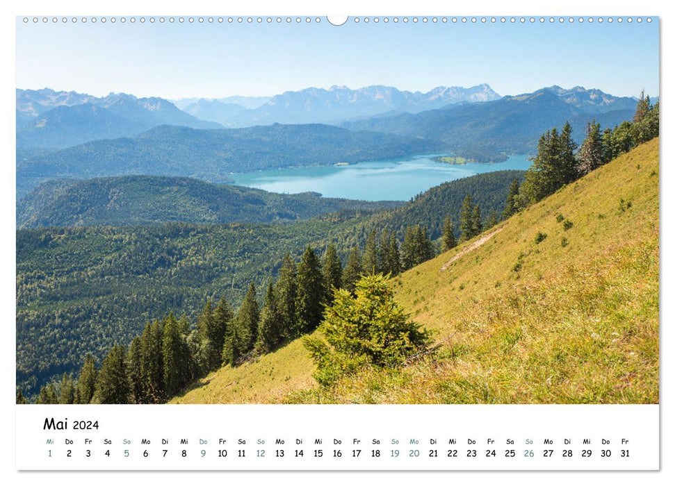 It's so nice at Walchensee 2024 (CALVENDO Premium Wall Calendar 2024) 