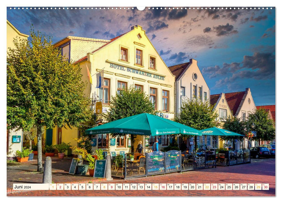 Travel through Germany - Jever in Friesland (CALVENDO Premium Wall Calendar 2024) 