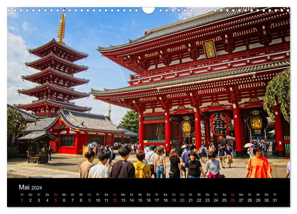 Asiens Schätze - Singapore, Kuala Lumpur, Tokio, ... (CALVENDO Wandkalender 2024)