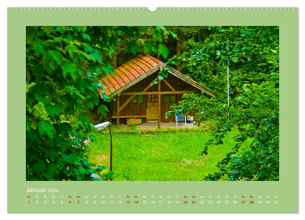 Rhön 2024 The green idyll (CALVENDO wall calendar 2024) 