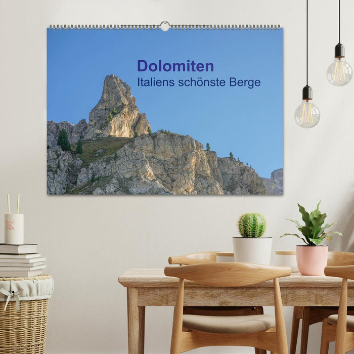 Dolomites Italy's most beautiful mountains (CALVENDO wall calendar 2024) 