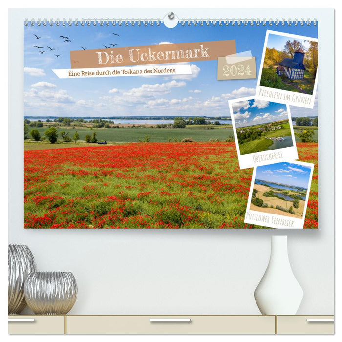 The Uckermark - A journey through northern Tuscany (CALVENDO Premium Wall Calendar 2024) 