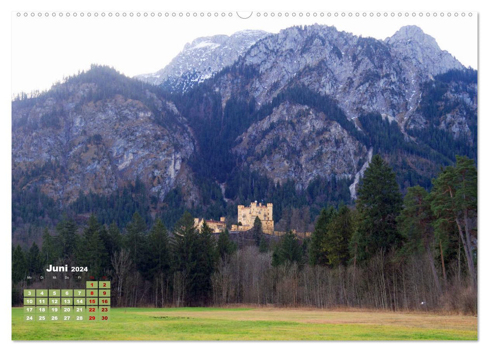 The Alpsee in the beautiful Allgäu (CALVENDO Premium Wall Calendar 2024) 