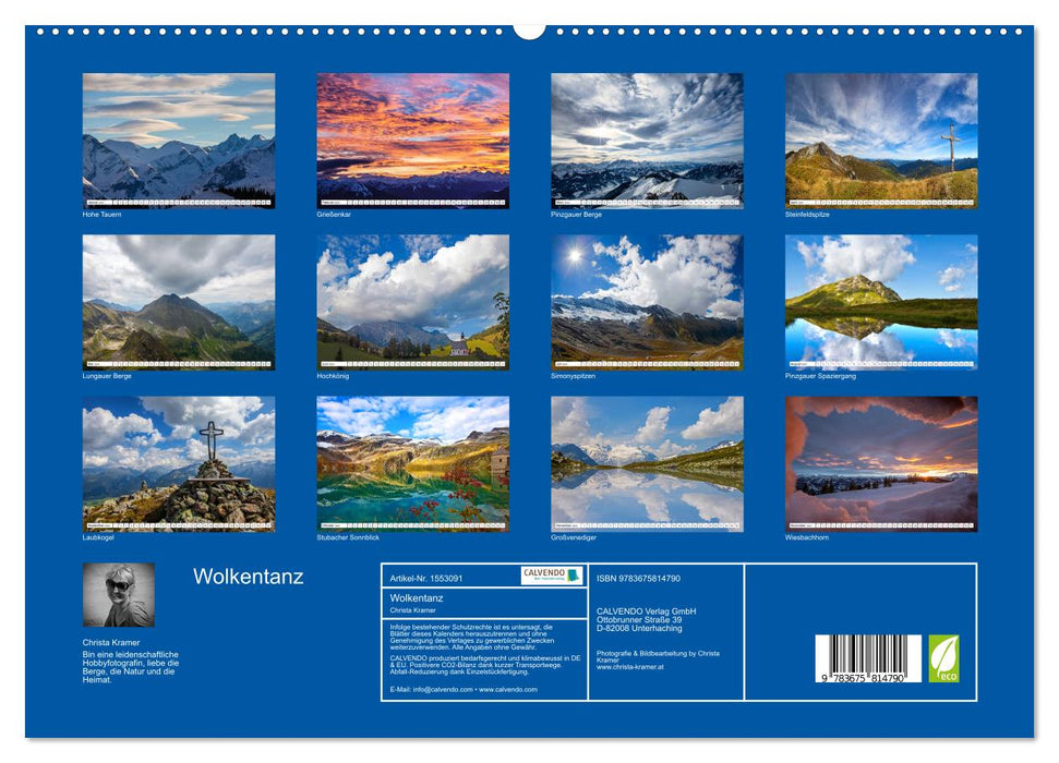 Wolkentanz (CALVENDO Premium Wandkalender 2024)