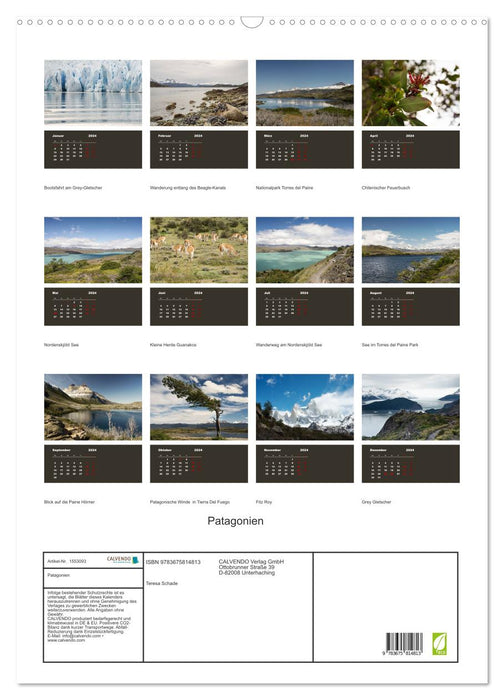 Patagonia (CALVENDO wall calendar 2024) 