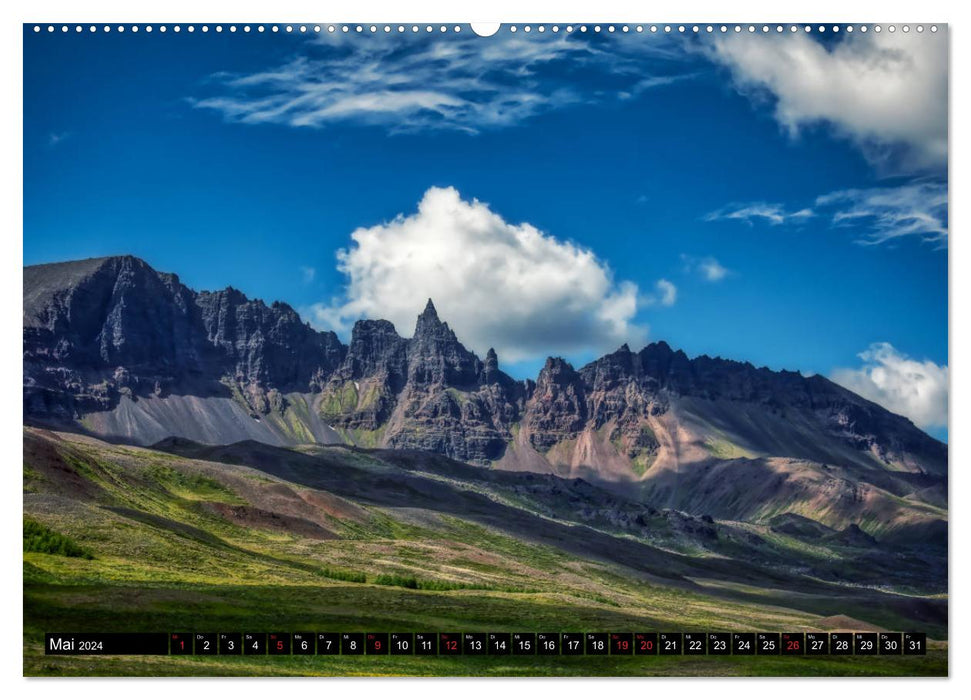 A tour through Iceland (CALVENDO Premium Wall Calendar 2024) 