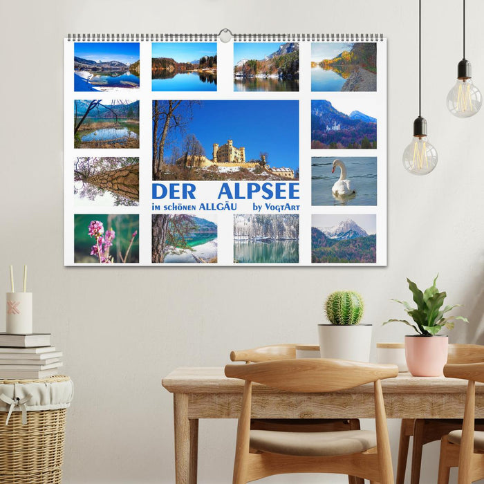 The Alpsee in the beautiful Allgäu (CALVENDO wall calendar 2024) 