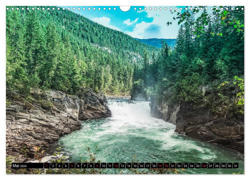A tour through Canada (CALVENDO wall calendar 2024) 