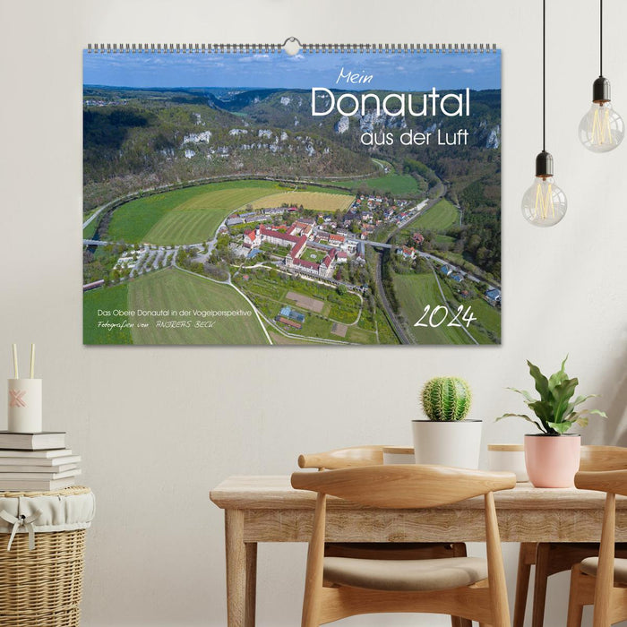 Mein Donautal aus der Luft (CALVENDO Wandkalender 2024)