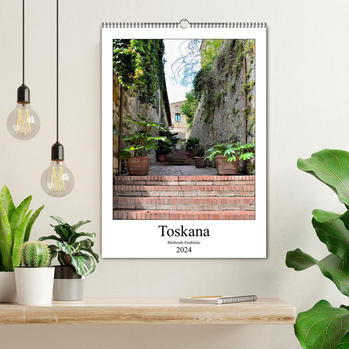 Toskana - Bleibende Eindrücke (CALVENDO Wandkalender 2024)