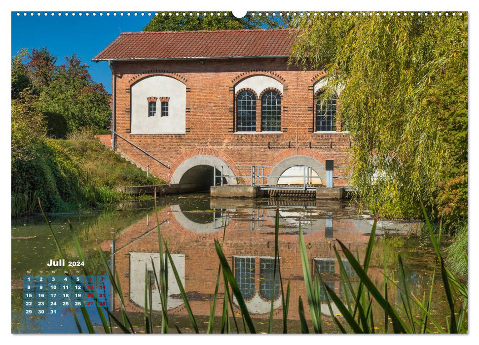 Ein Sommertag in Bad Freienwalde (CALVENDO Premium Wandkalender 2024)