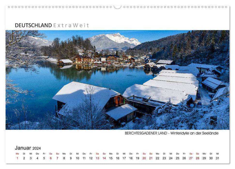 Impressionen aus dem BERCHTESGADENER LAND - Panoramabilder (CALVENDO Premium Wandkalender 2024)