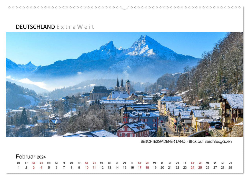 Impressionen aus dem BERCHTESGADENER LAND - Panoramabilder (CALVENDO Premium Wandkalender 2024)