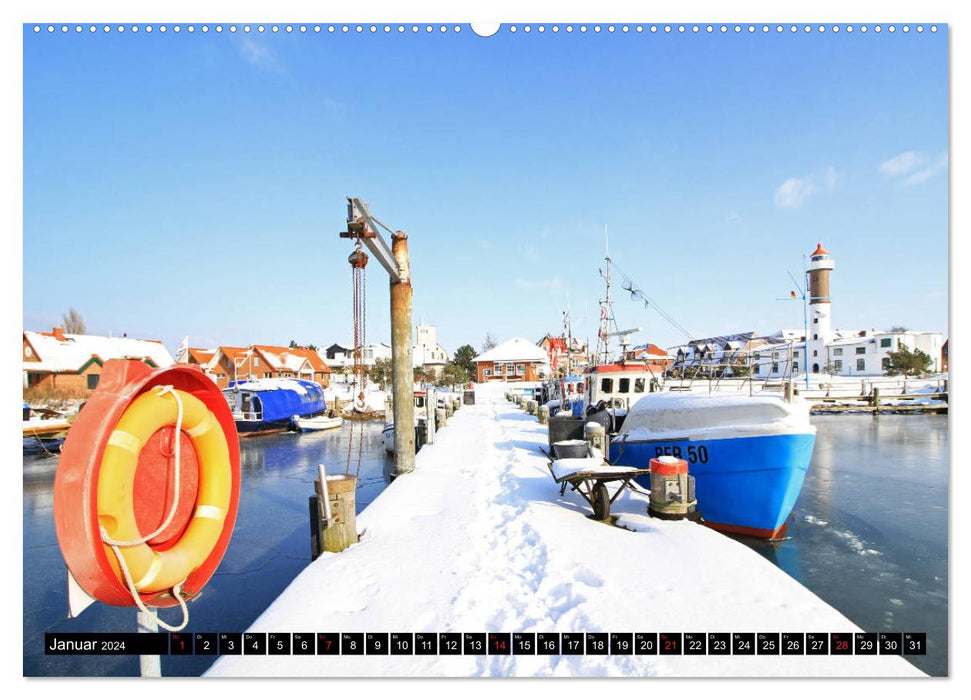 Insel Poel - Sehnsuchtsort in der Ostsee (CALVENDO Wandkalender 2024)