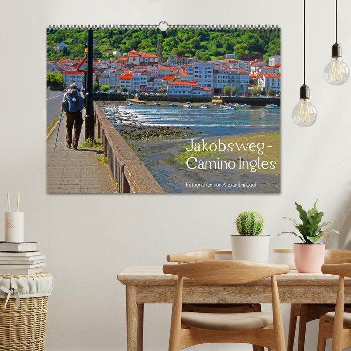 Jakobsweg - Camino Ingles (CALVENDO Wandkalender 2024)