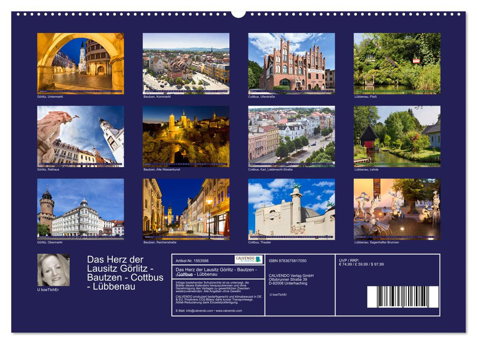Das Herz der Lausitz Görlitz - Bautzen - Cottbus - Lübbenau (CALVENDO Premium Wandkalender 2024)