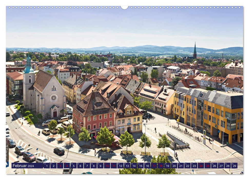 Das Herz der Lausitz Görlitz - Bautzen - Cottbus - Lübbenau (CALVENDO Premium Wandkalender 2024)