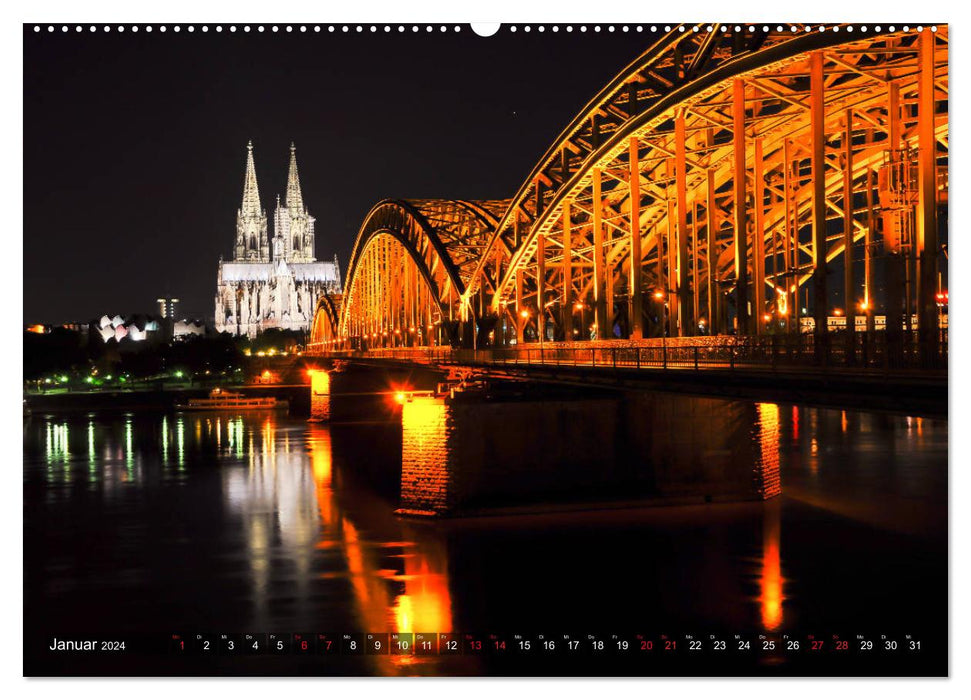 Nordrhein-Westfalen - Stadtansichten (CALVENDO Premium Wandkalender 2024)