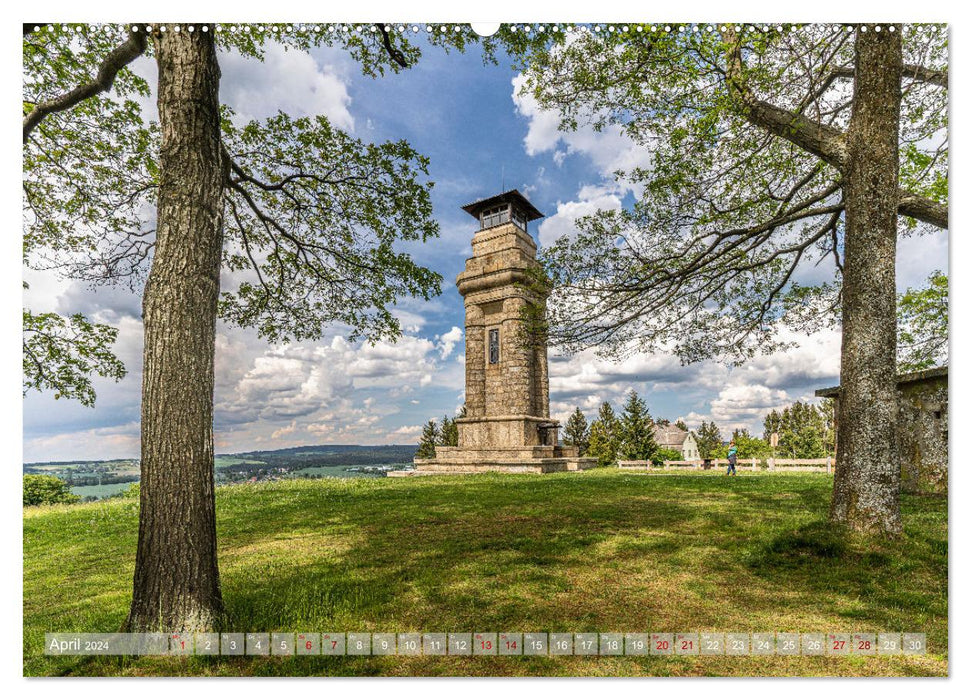 Vogtland - Farben einer Landschaft (CALVENDO Wandkalender 2024)