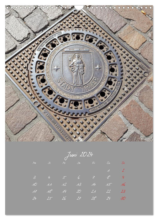 Faszination Kanaldeckel (CALVENDO Wandkalender 2024)