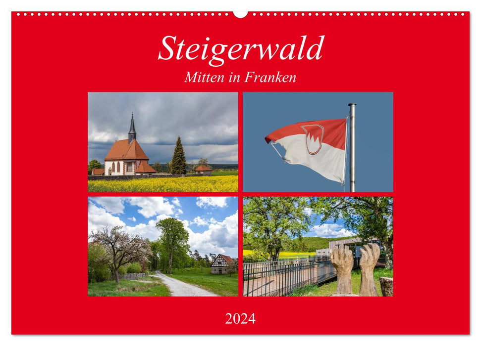 Steigerwald - Mitten in Franken (CALVENDO Wandkalender 2024)