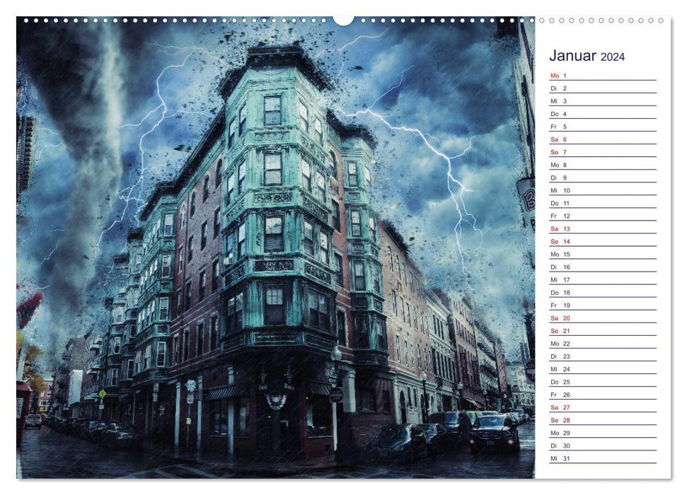 Faszination Blitze beeindruckende Fotos (CALVENDO Premium Wandkalender 2024)