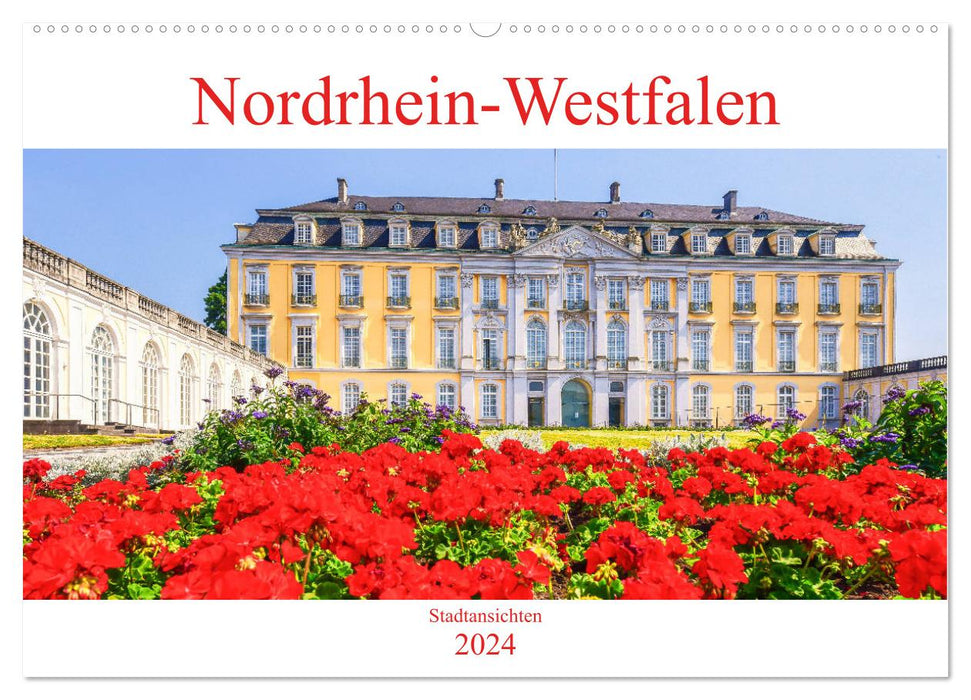 Nordrhein-Westfalen - Stadtansichten (CALVENDO Wandkalender 2024)