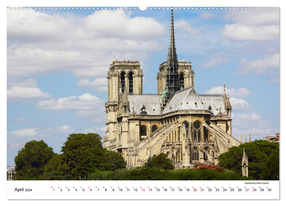 Paris - zwischen gestern und morgen (CALVENDO Premium Wandkalender 2024)