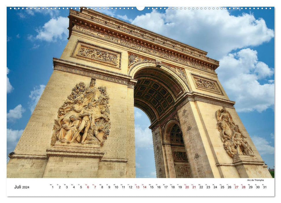Paris - zwischen gestern und morgen (CALVENDO Premium Wandkalender 2024)