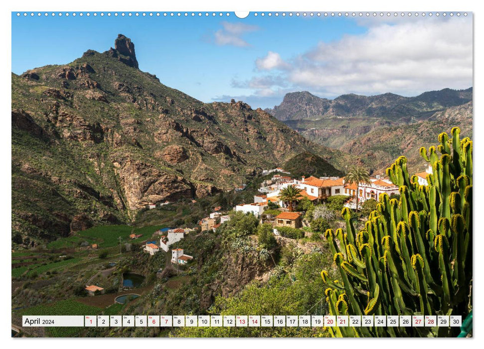 Landschaften der Kanarischen Inseln. (CALVENDO Wandkalender 2024)